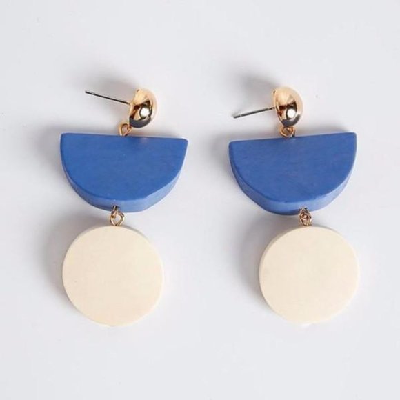 SF Jewelry Jewelry - Geometric Wood Artistic Earrings
